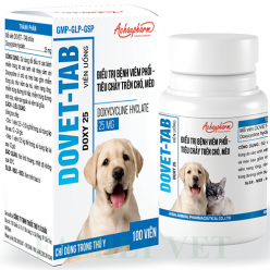 DOVET-TAB Điều trị Viêm phổi tiêu chảy